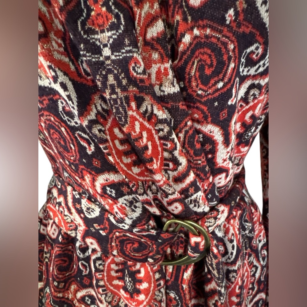 Mauve by Anthropologie Paisley Dress, Size L - Picture 7 of 9